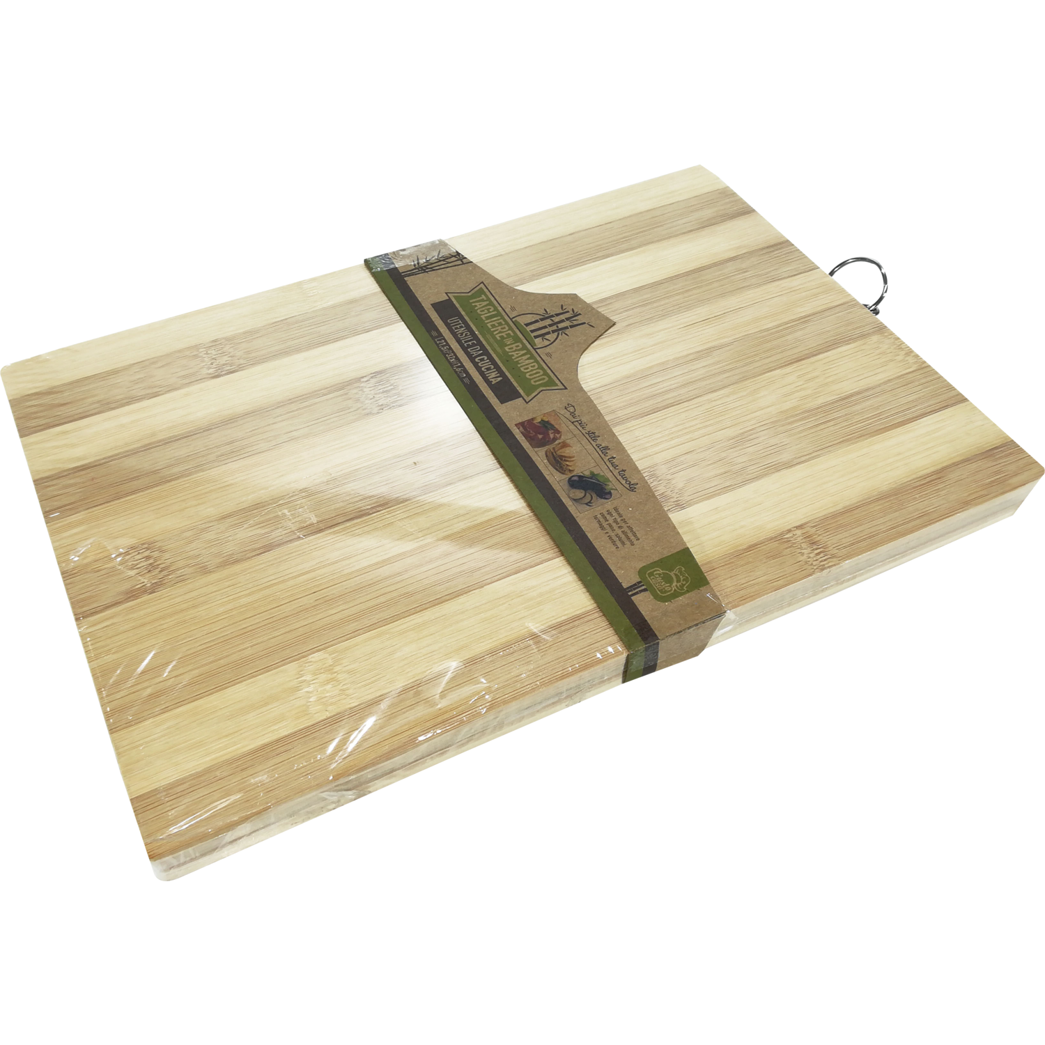 GUSTO CASA - Tagliere Rettangolare in bamboo 32x21 cm